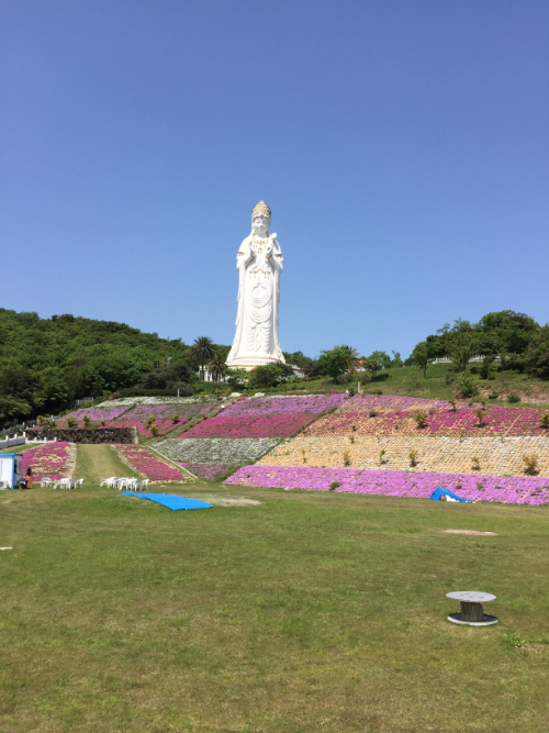 小豆島大観音佛歯寺 花畑