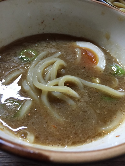 麺や 輝の穴 味玉つけ麺