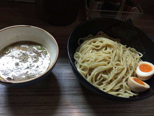 麺や 輝の穴 味玉つけ麺