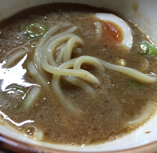 麺や 輝の穴 味玉つけ麺