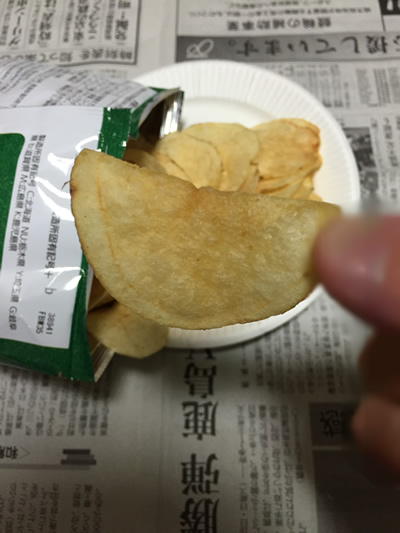 ポテトチップス パクチー味