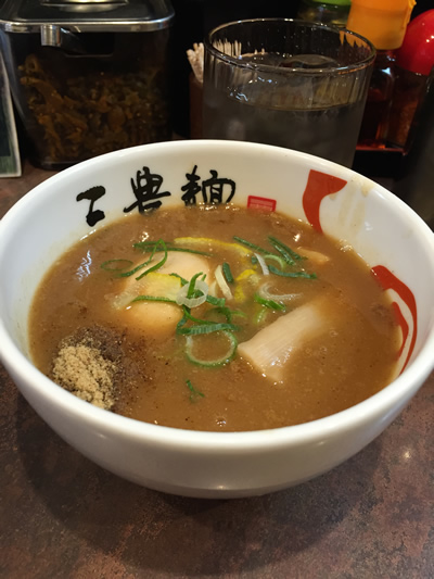 三豊麺 味玉つけ麺