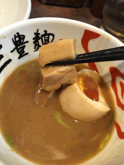 三豊麺 味玉つけ麺